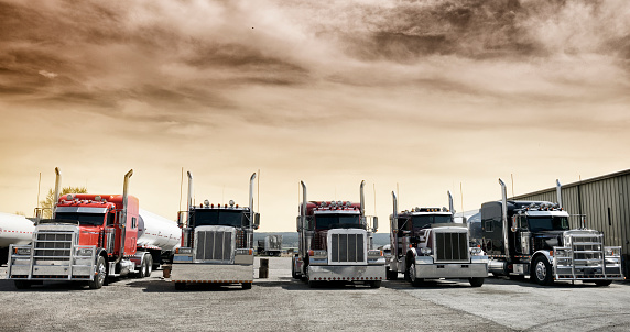 Convoy Truck, California, USA.