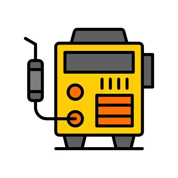 Vector illustration of Welding Machine Icon