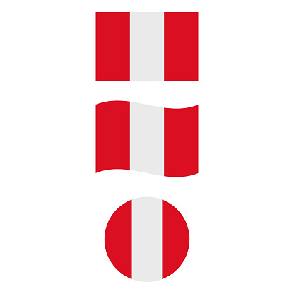 istock Flag of Peru Vector Design. 1495413680