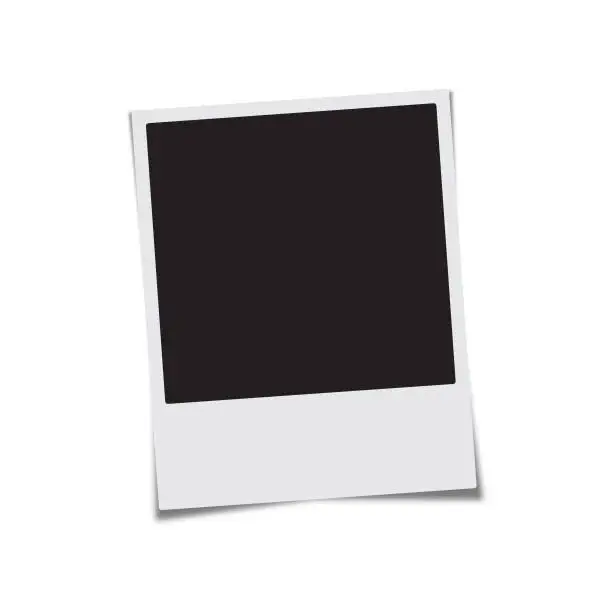 Vector illustration of Photo Frame Vector Design on White Background.