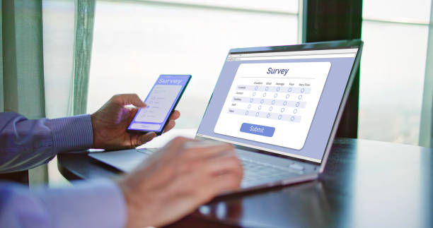 istock Digital Online Research Survey Form 1495419369