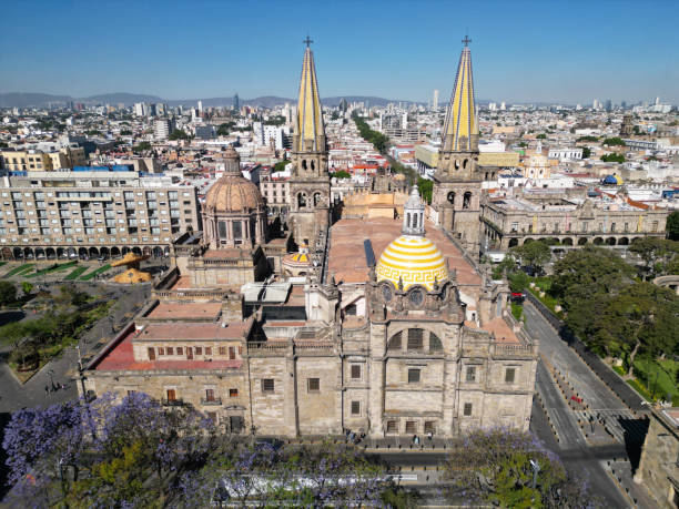 istock Drone View: Backside of Guadalajara Cathedral - Horizontal 1495427889