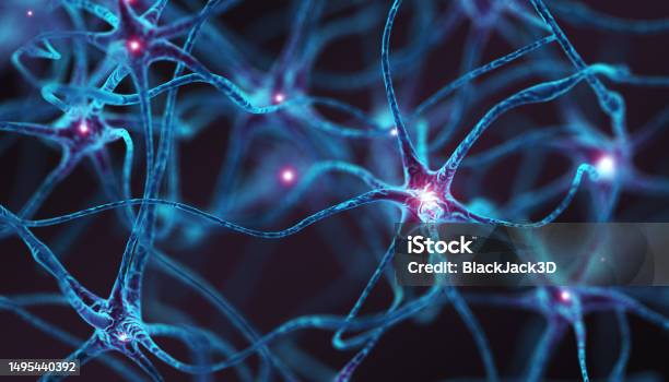 Neurons Concept Stock Photo - Download Image Now - Nerve Cell, Human Nervous System, Healthcare And Medicine