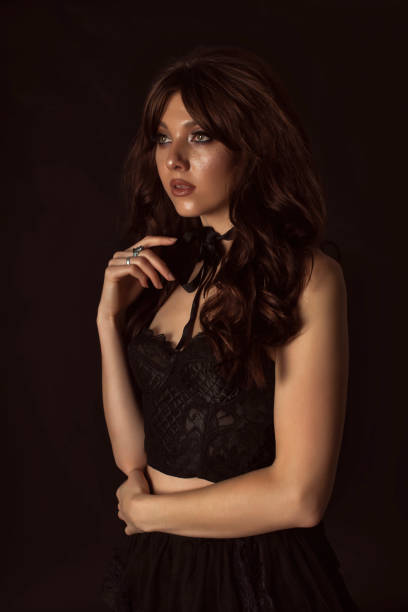 istock Girl with freckles in the studio 1495442827