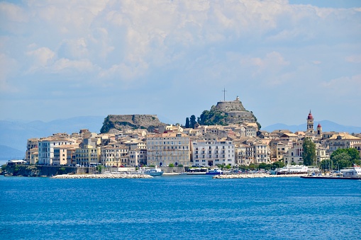 Harbour Entrance of the Greek Island of Corfu