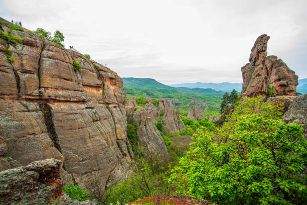 istock Belogradchik cliff rocks Bulgaria are great touristic attraction. 1495449582