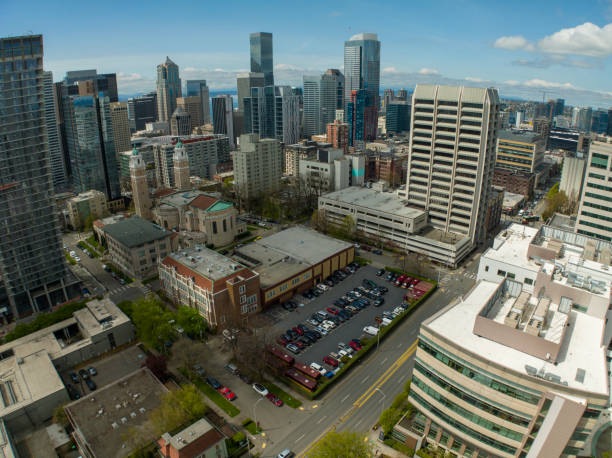 istock Capitol Hill Seattle View Above Skyline 1495464584