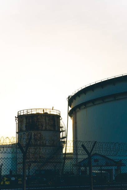 istock Petrochemical plant at sunlight 1495471424