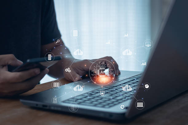 istock Ai technology, cloud computing, Digital transformation change management, internet of things. new technology big data and business process strategy, customer service management smart industry. 1495474129