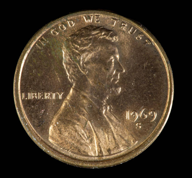 Shiny new 1969 S Lincoln cent.