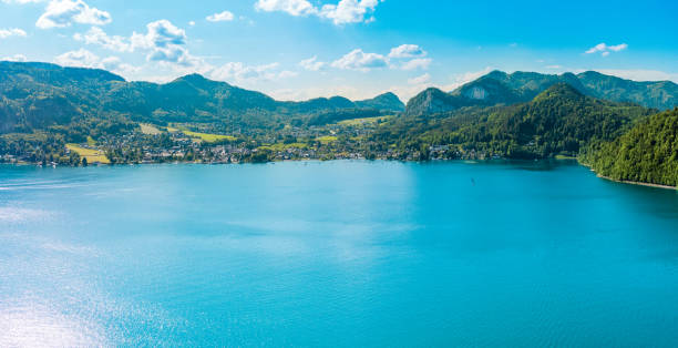 istock Lake Wolfgangsee, Austria, in summer 1495475590