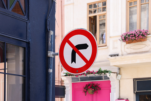 Directional signage in istanbul