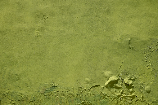 Old green wall background with copy space