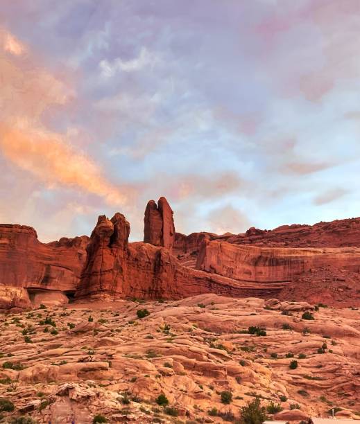 istock arches National Park Utah red rock hoodoo formations 1495495233