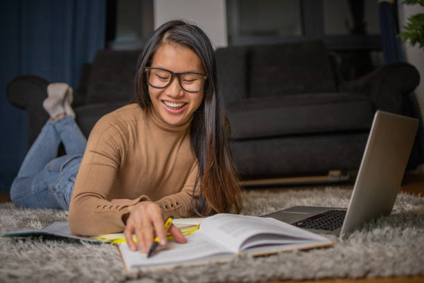 istock Young woman working from home 1495501001