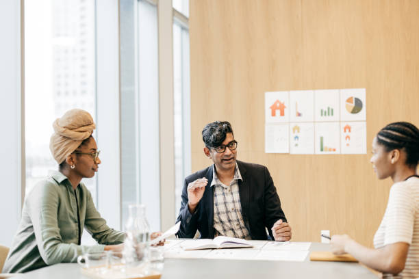istock Global business meeting in conference venue 1495501101