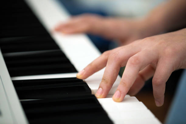 istock Pianist, Hands Playing the Piano, Musician 1495501152
