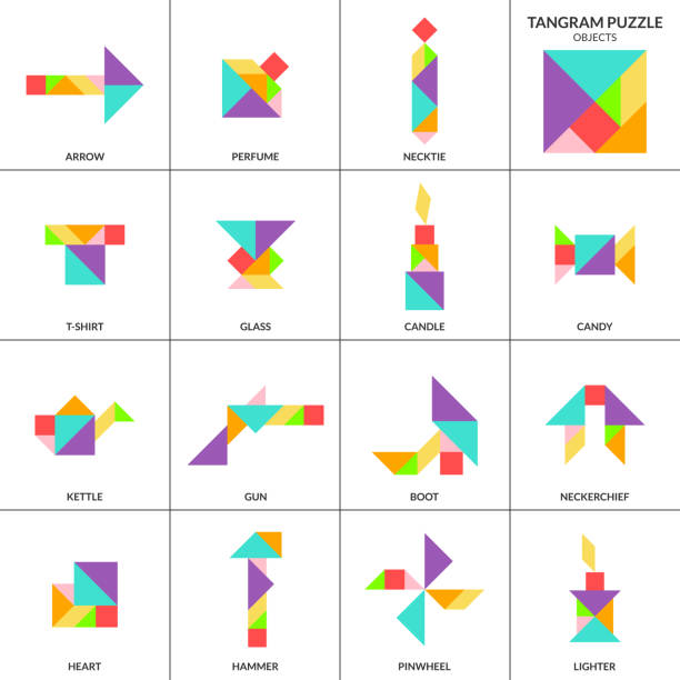 120+ Tangram Arrows Stock Photos, Pictures & Royalty-Free Images - iStock
