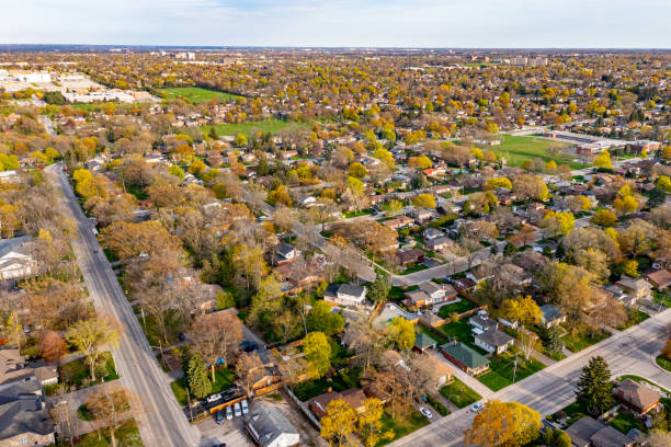 istock Aerial view of Chedoke Stairs Cliffview Park, Hamilton, Canada 1495512391