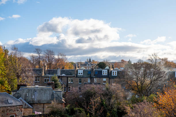 istock View of building, tree in spring. Edinburgh, United Kingdom 1495523062