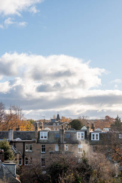 istock View of building, tree in spring. Edinburgh, United Kingdom 1495527088