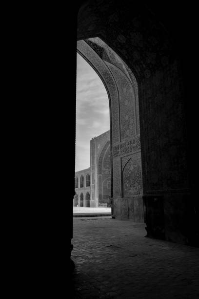istock Abstract part of mosque in arch gate 1495531730