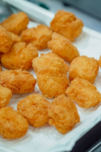 istock Homemade chicken nuggets, shrimp nuggets 1495555527