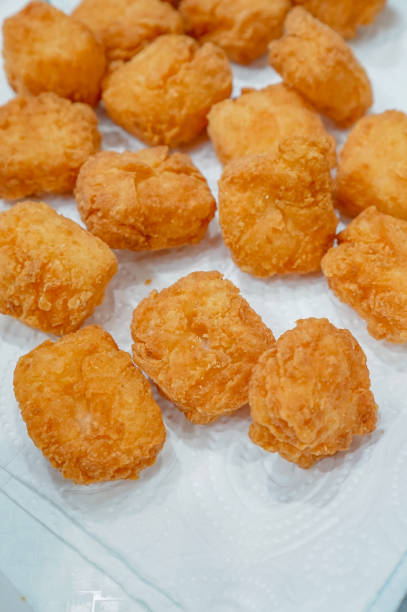 istock Homemade chicken nuggets, shrimp nuggets 1495555656