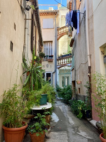 istock France - Côte d’Azur - Antibes - Little street un the old town 1495559804