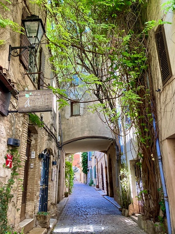 istock France - Côte d’Azur - Antibes - Little street un the old town 1495559899