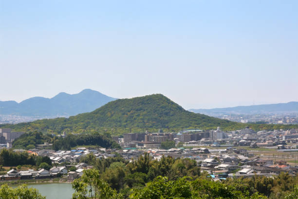 istock Mt. unebi seen from Amakashi Hill, Asuka, Nara Prefecture 1495565688