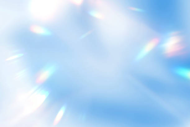 istock Abstract bokeh background of colorful glowing lights with soft focus in bright sunlight 1495577011