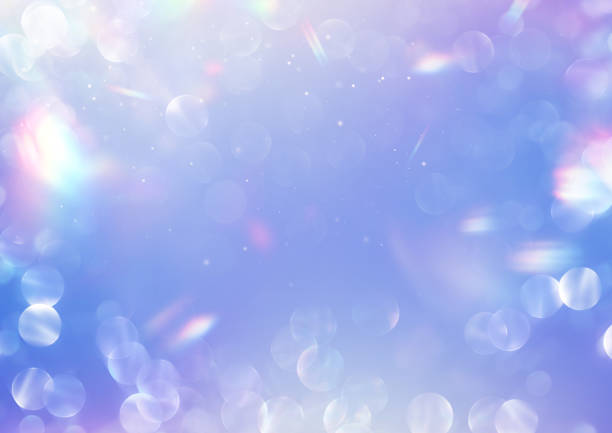 istock Abstract bokeh background of colorful glowing lights with soft focus in bright sunlight 1495577047
