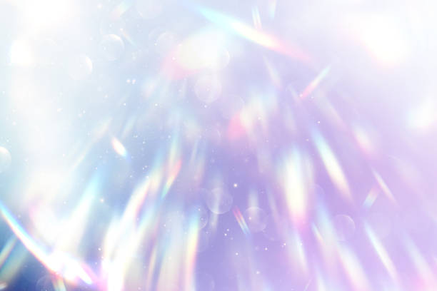 istock Abstract bokeh background of colorful glowing lights with soft focus in bright sunlight 1495577062
