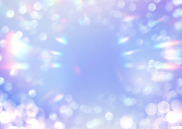 istock Abstract bokeh background of colorful glowing lights with soft focus in bright sunlight 1495577113