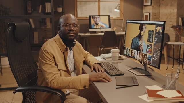 Portrait of African American Office Worker