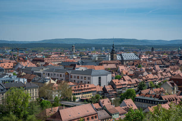 istock Old town from above in Bamberg, Germany. 1495581990