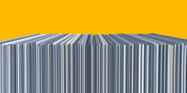 istock Colorful files on yellow background 1495589967