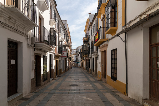 Un lugar muy pintoresco, en la provincia de Málaga. Andalucía. España