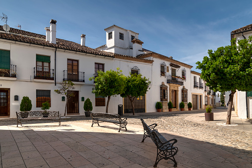 Un lugar muy pintoresco, en la provincia de Málaga. Andalucía. España