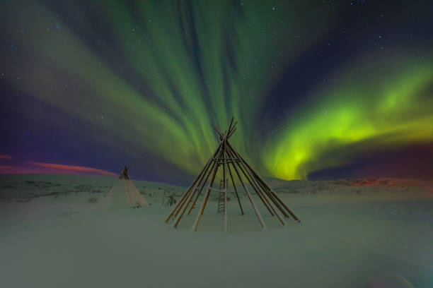 istock Northern lights (Aurora borealis) in the sky over Tromso, Norway 1495601816