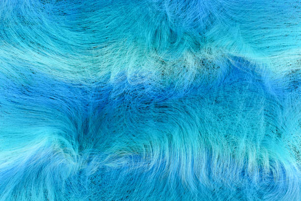Abstract background of blue color fur