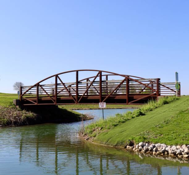 istock Steel Footbridge 1495606757