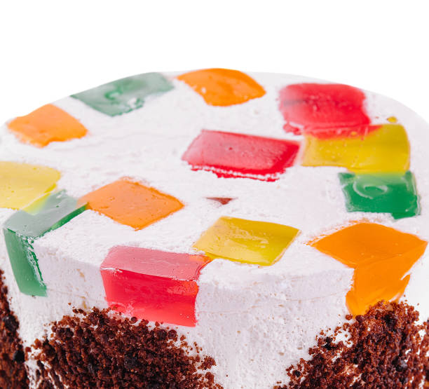 istock cheesecake mascarpone with jelly on plate 1495610024
