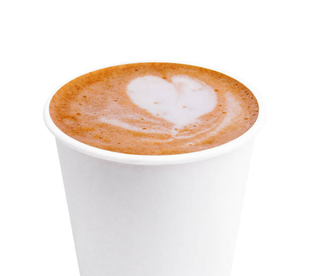 istock cup of coffee with heart pattern isolated on white 1495611627