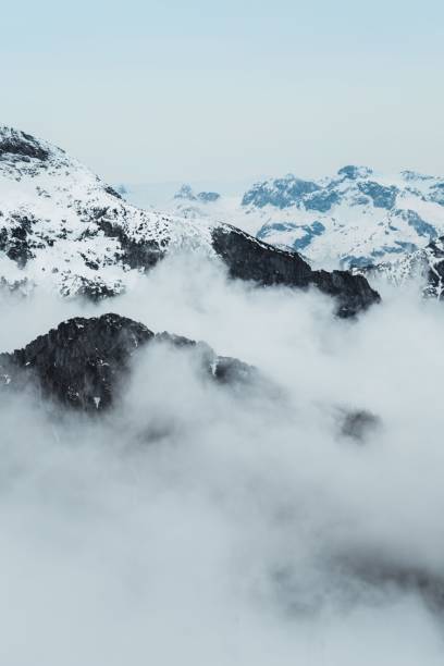 istock Scenic landscape with distant mountain peaks in Berchtesgaden 1495612255