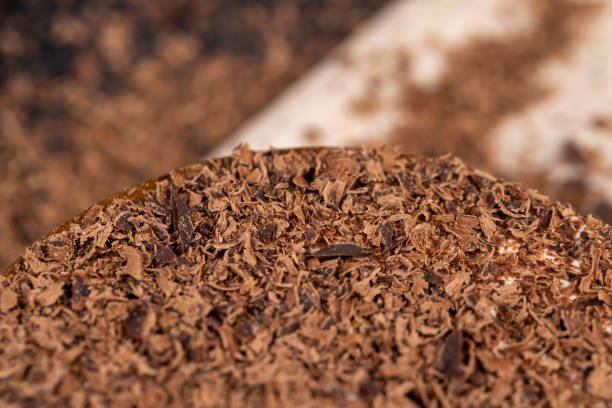 istock Creamy yogurt with chocolate close up 1495622997