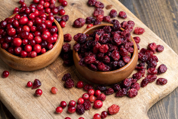 istock Dried red cranberries with sugar syrup 1495624189