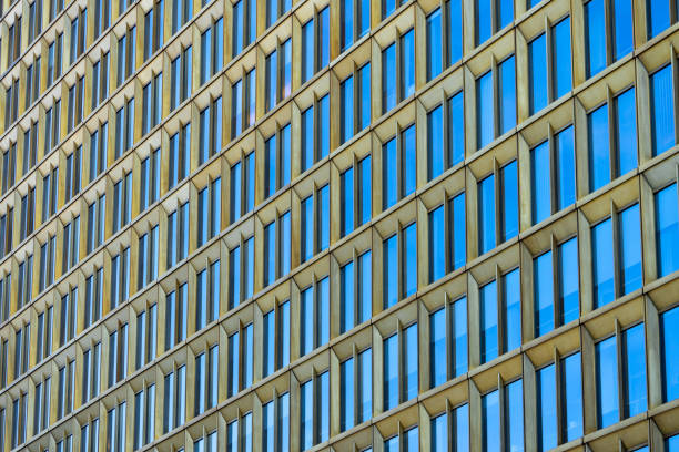 istock Full frame shot of modern office building 1495633963