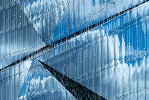 Full frame shoot of modern office building, Berlin Tiergarten